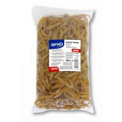 Λαστιχάκια συσκευασίας πλακέ Spree 70mm 500gr